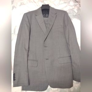 Grey Pinstripe Suit